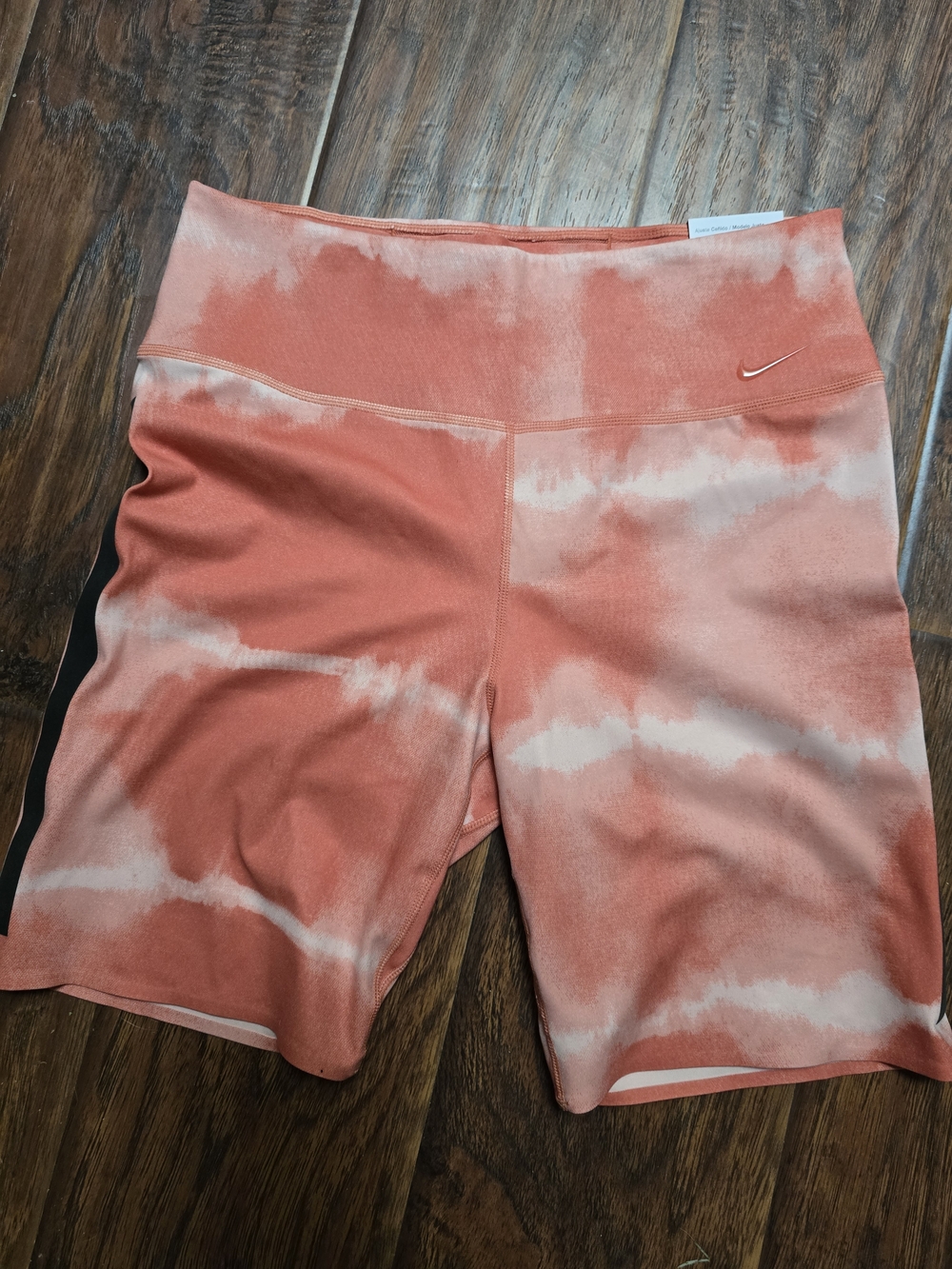 Nike Women’s Coral Tie-Dye Bike Shorts
